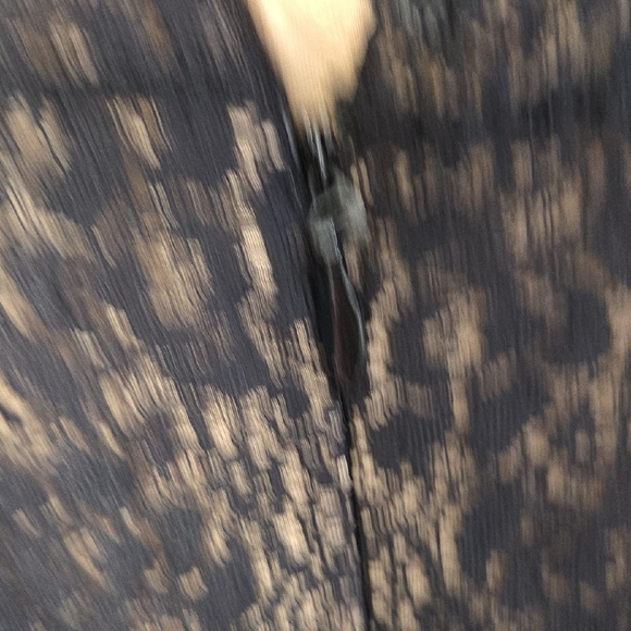 bebe Elegant Black and Cream Lace Dress - Picture 7 of 9